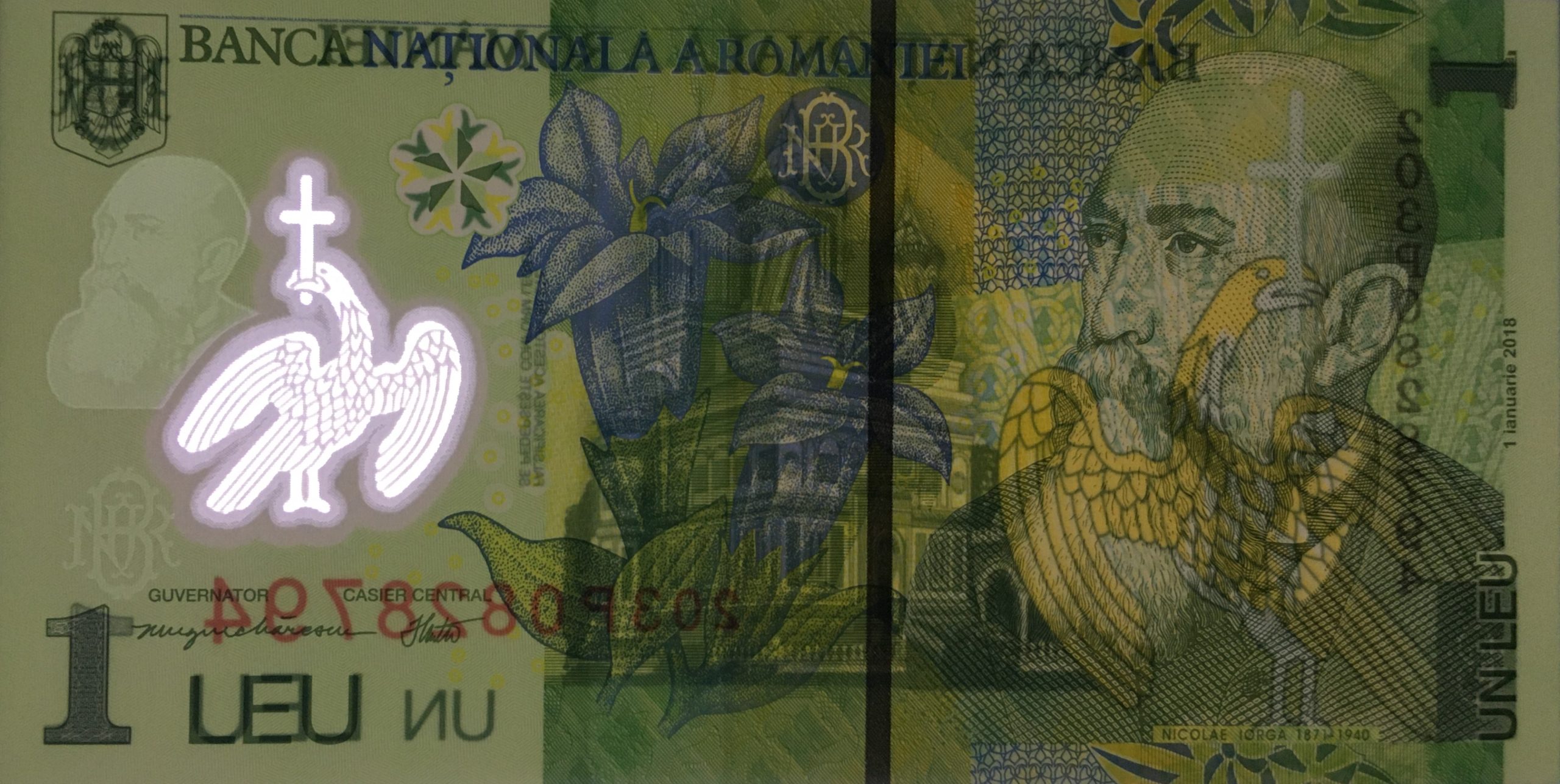1 leu – an 2005 - 1-leu-2005-Avers-lumina