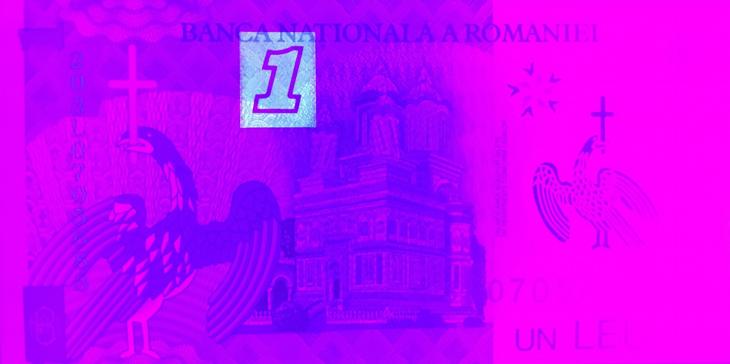 1 leu – an 2005 - 1-leu-2005-Revers-UV