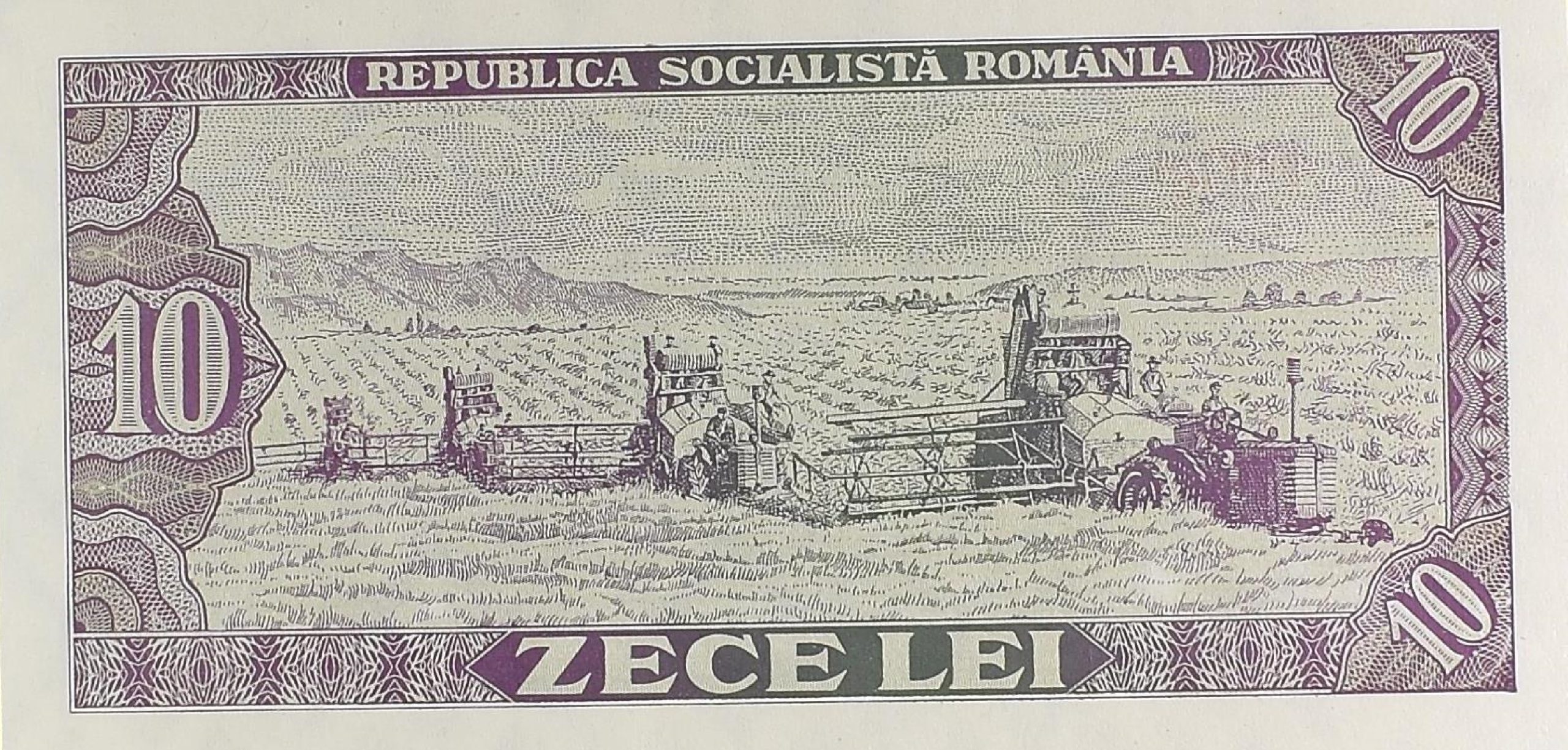 10 lei – an 1966 - 10-lei-1966-revers