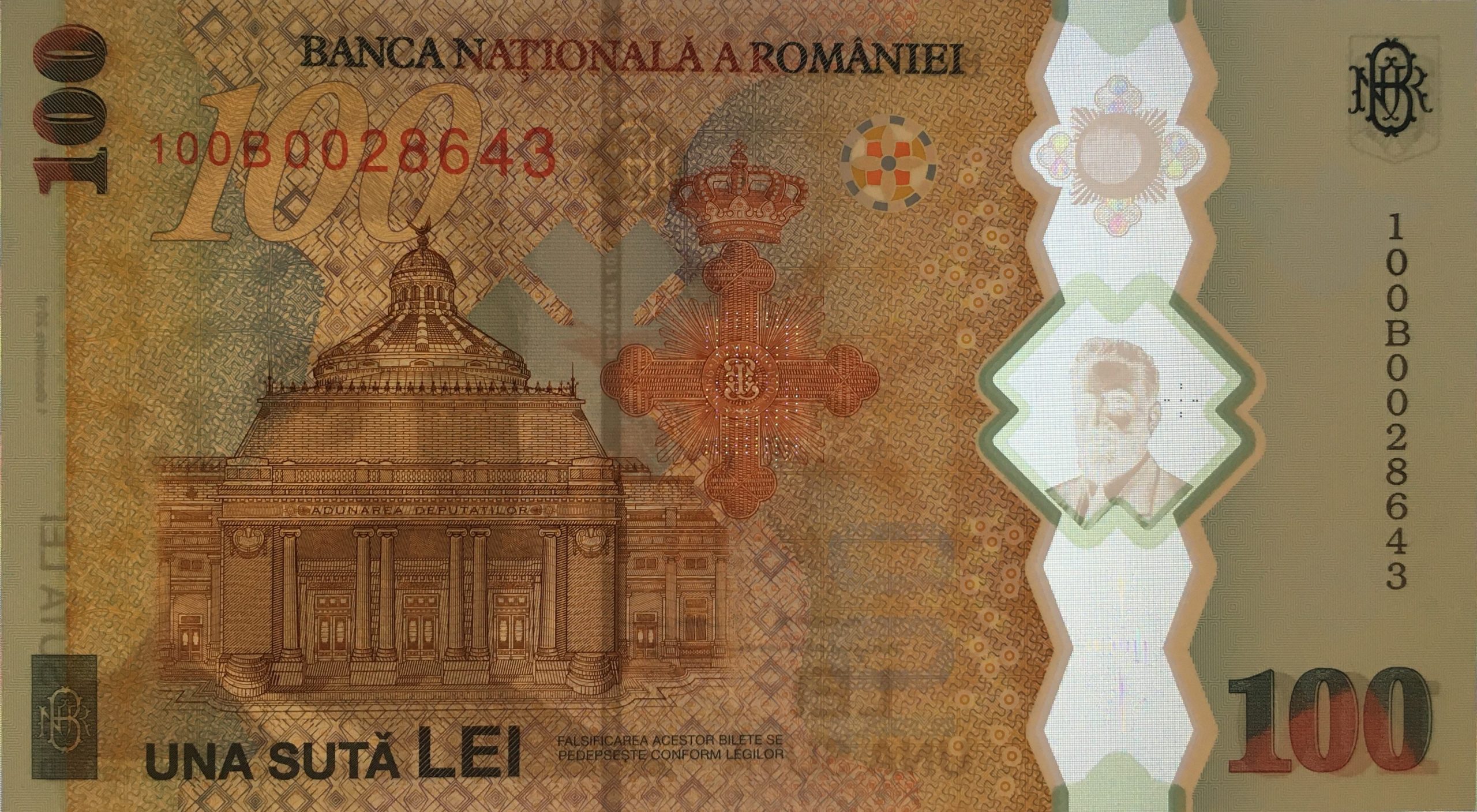 100 lei – an 2019 - 100-lei-2019-revers-lumina