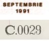 1000 lei – an 1991 - emisiune 1991
