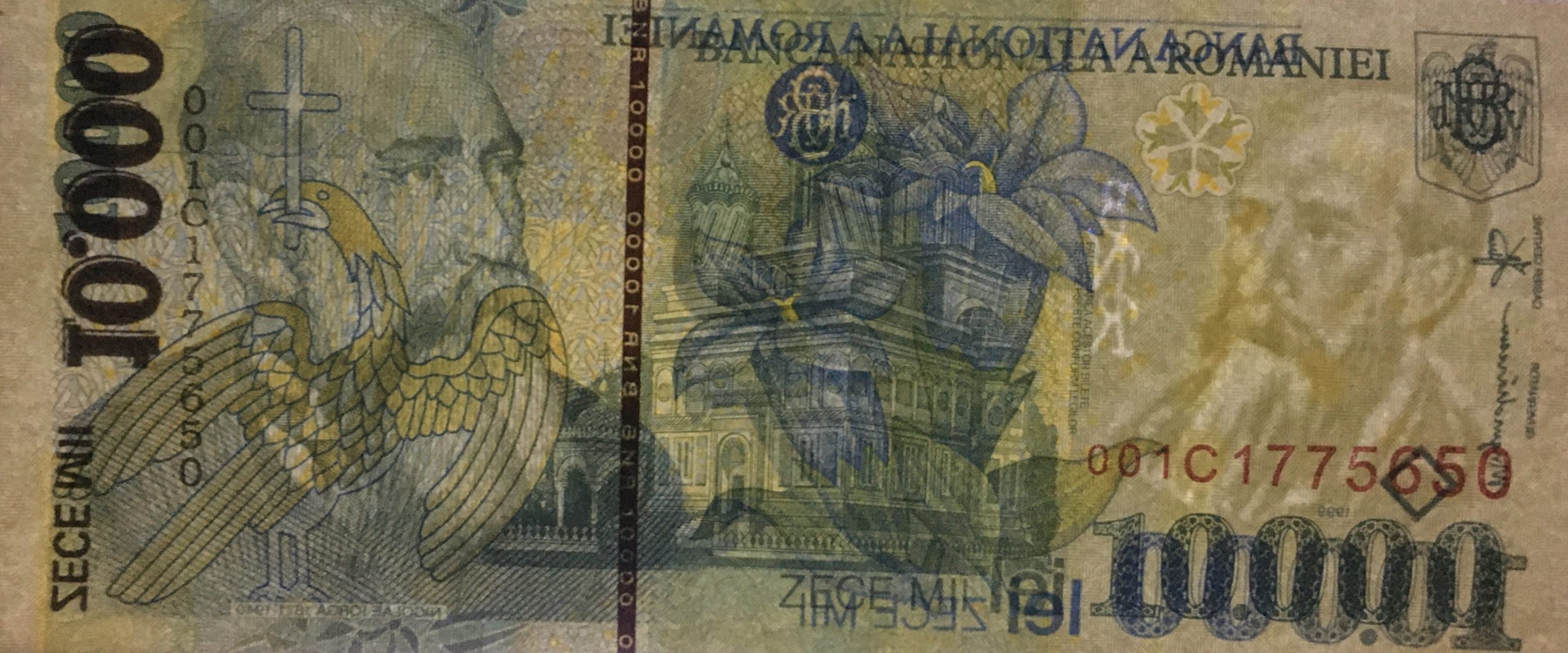 10000 lei – an 1999 - 10000-lei-1999-Revers-lumina