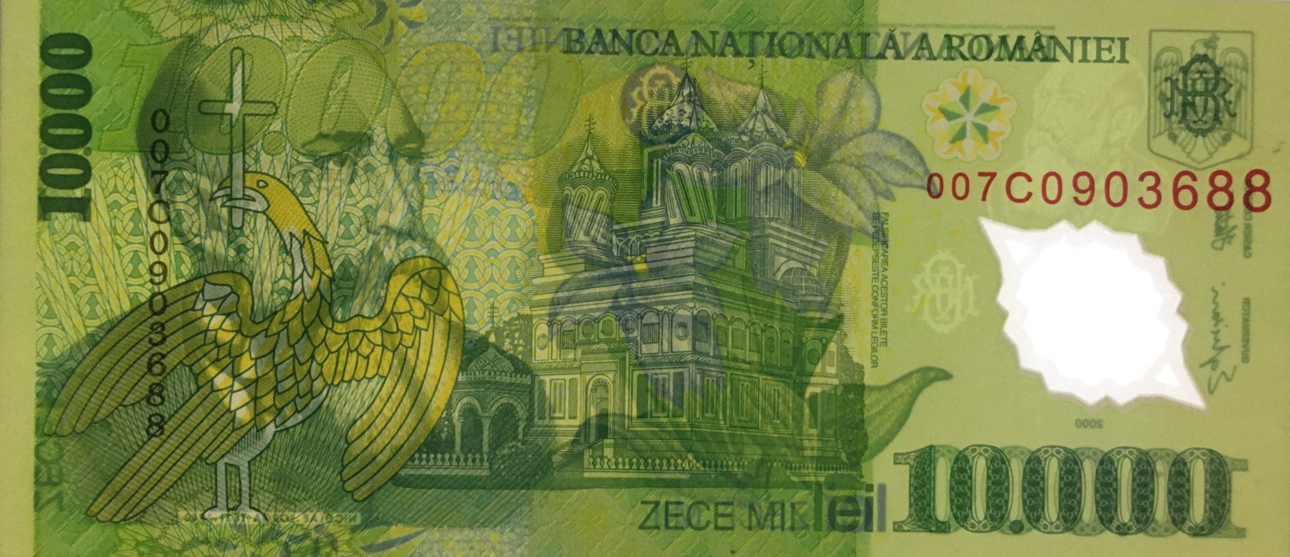 10000 lei – an 2000 – Emil Iota Ghizari - 10000-lei-2000-Emil-Iota-Ghizari-Revers-lumina