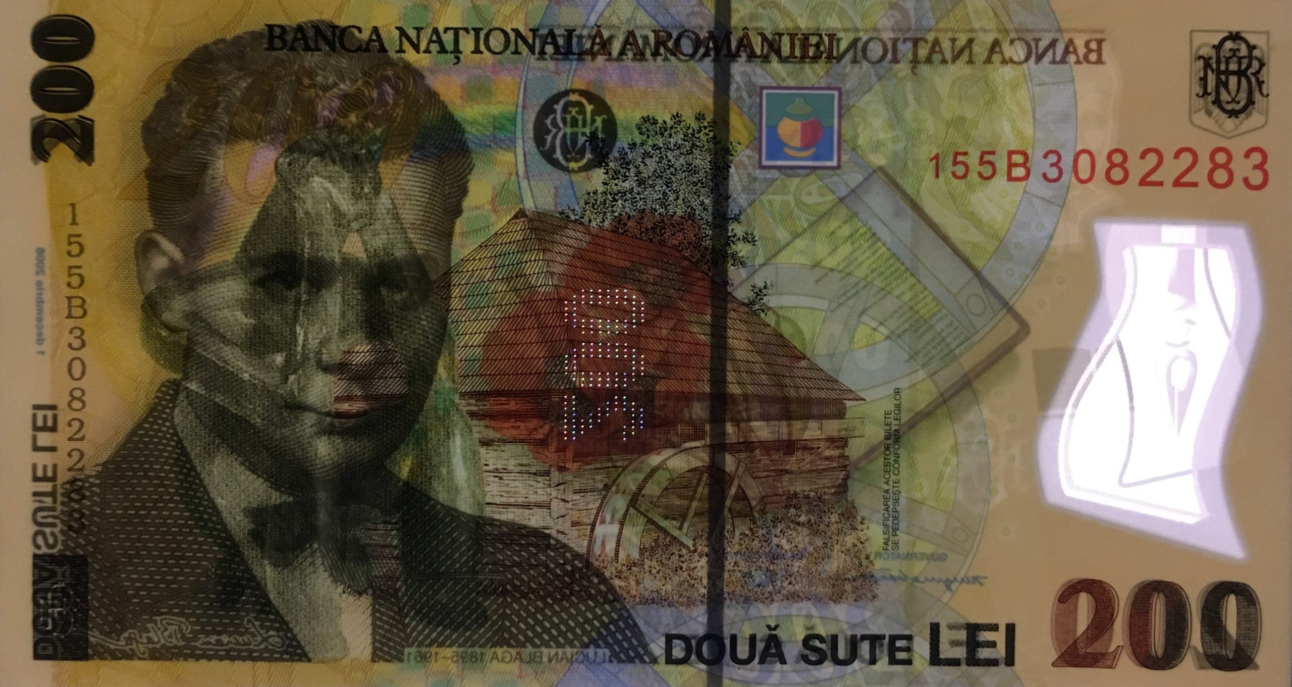 200 lei – an 2006 - 200-lei-2005-revers-lumina