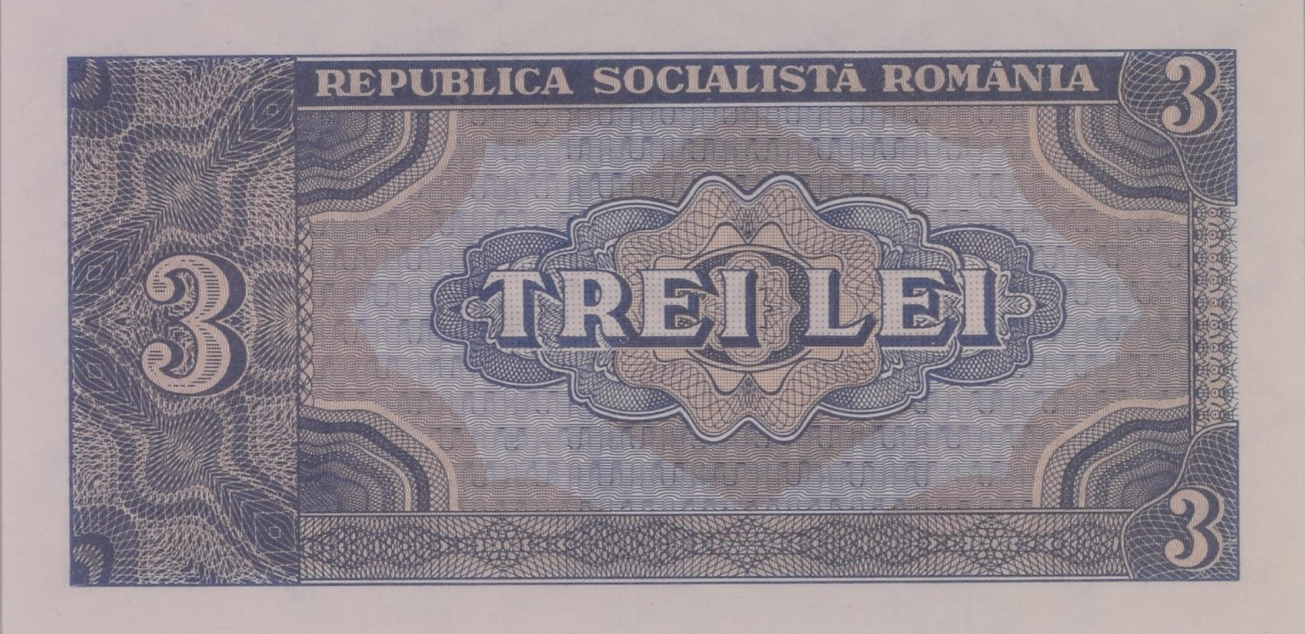 3 lei – an 1966 - 3-lei-1966-revers