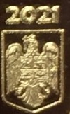 50 bani – 200 de ani de la Revolutia din 1821 condusa de Tudor Vladimirescu - avers