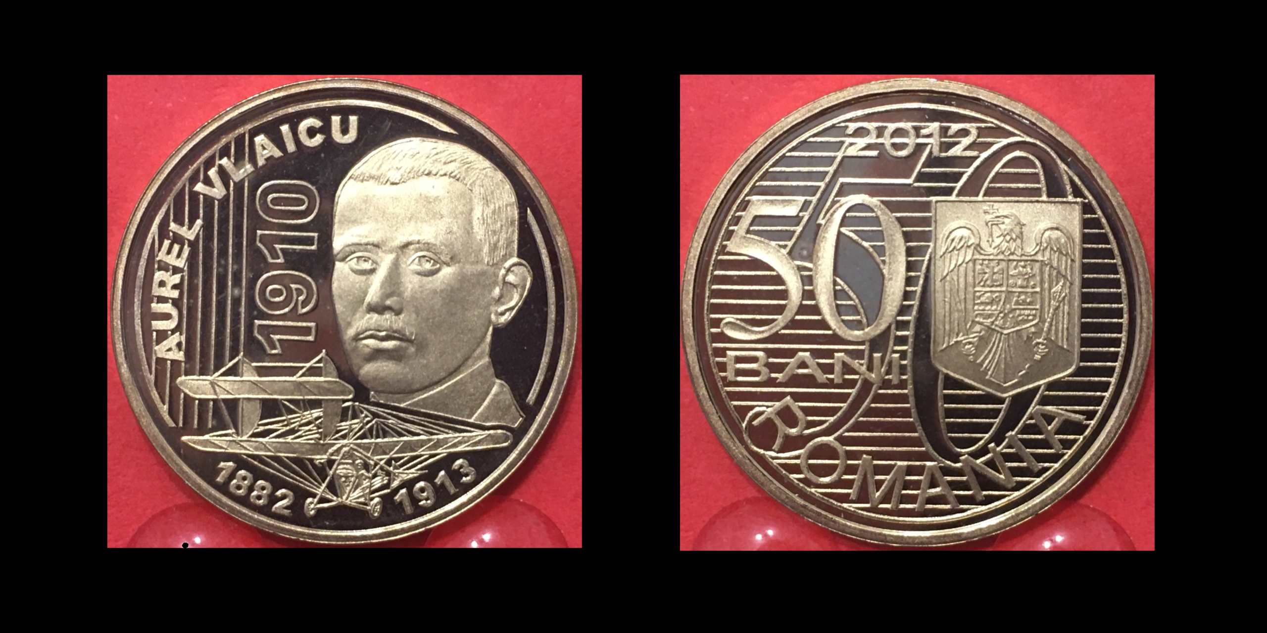 50 bani – Aurel Vlaicu - 50-bani-2010-Aurel-Vlaicu-set-monetarie-2012