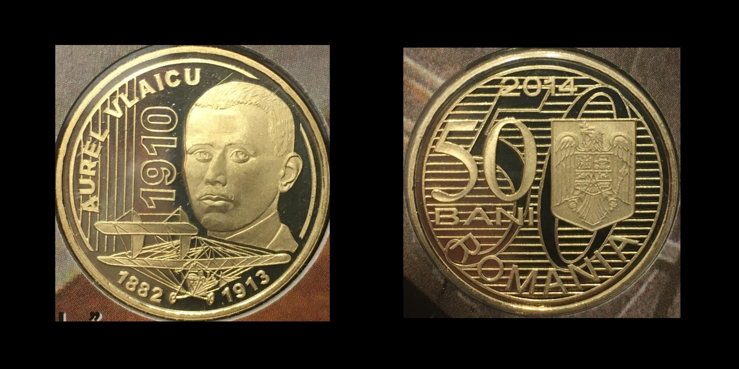 50 bani – Aurel Vlaicu - 50-bani-2010-Aurel-Vlaicu-set-monetarie-2014