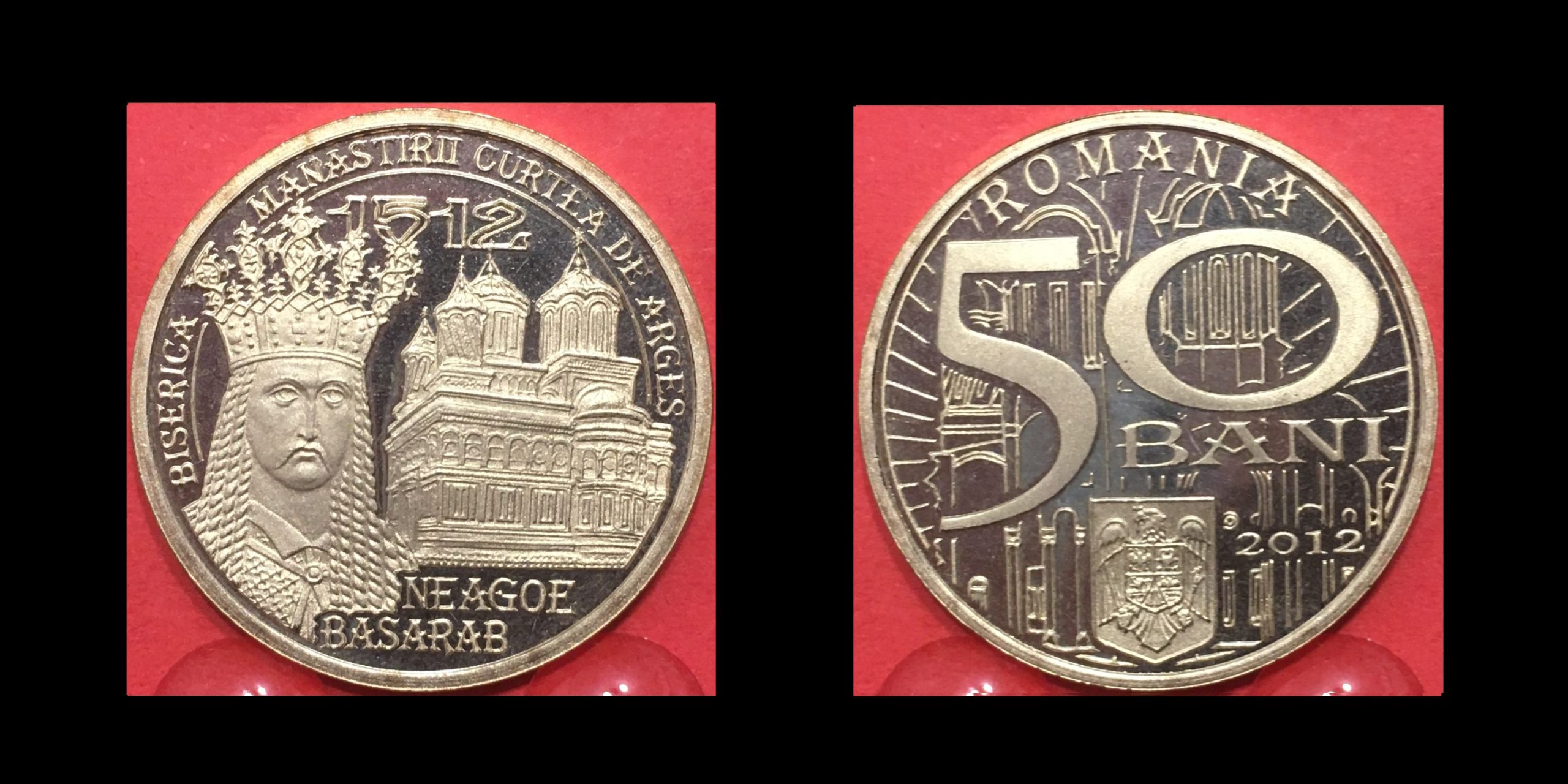 Moneda 50 bani 2012 - Neagoe Basarab