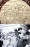 50 bani – 100 de ani de la unirea Bucovinei cu Romania - revers