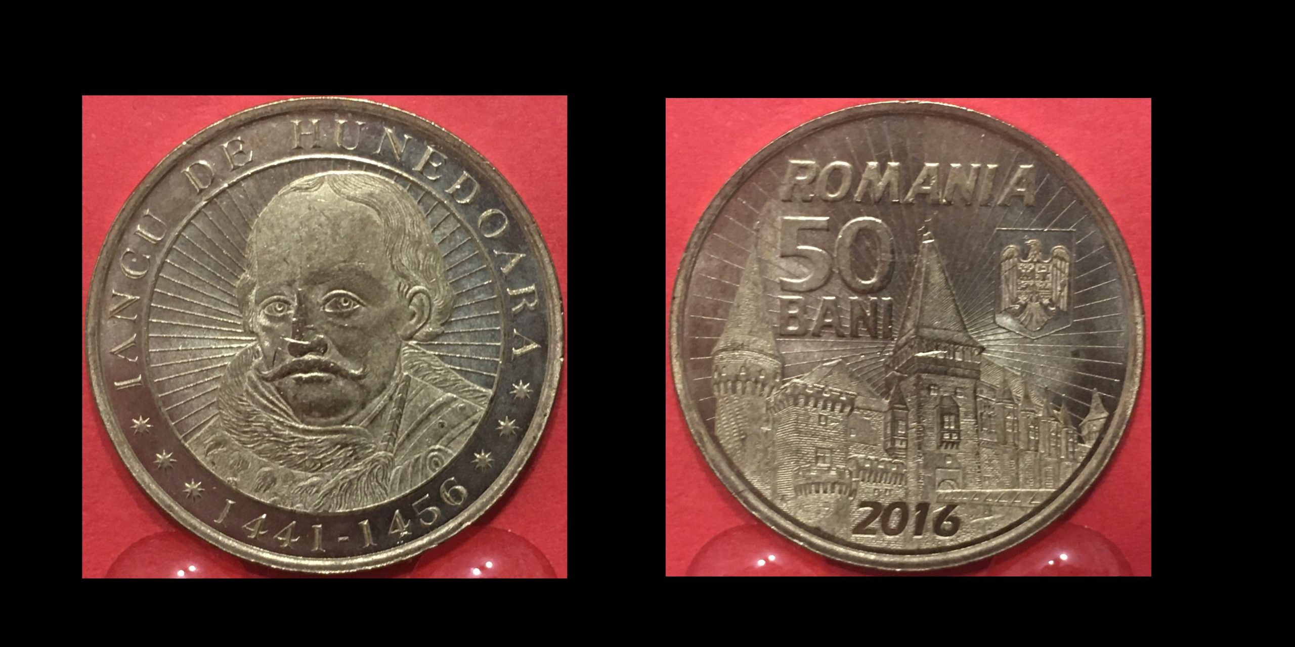 Moneda 50 bani 2016 - Iancu de Hunedoara