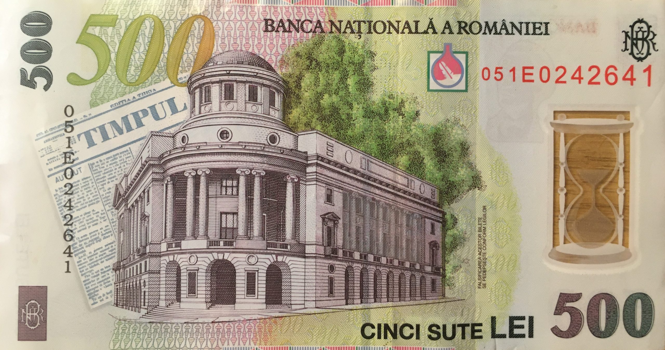 500 lei – an 2005 - 500-lei-2005-revers