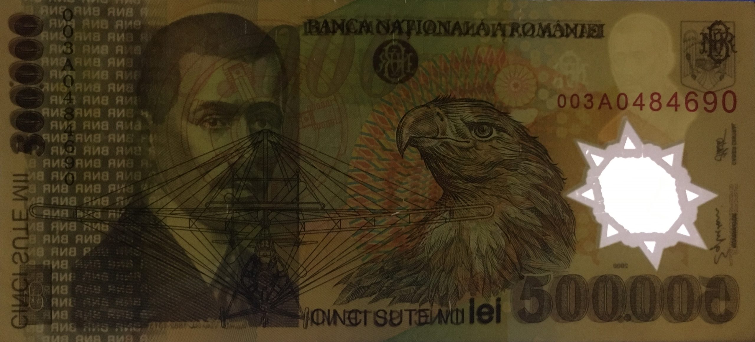 500000 lei – an 2000 – Emil Iota Ghizari - 500000-lei-2000-Emil-Iota-Ghizari-Revers-lumina