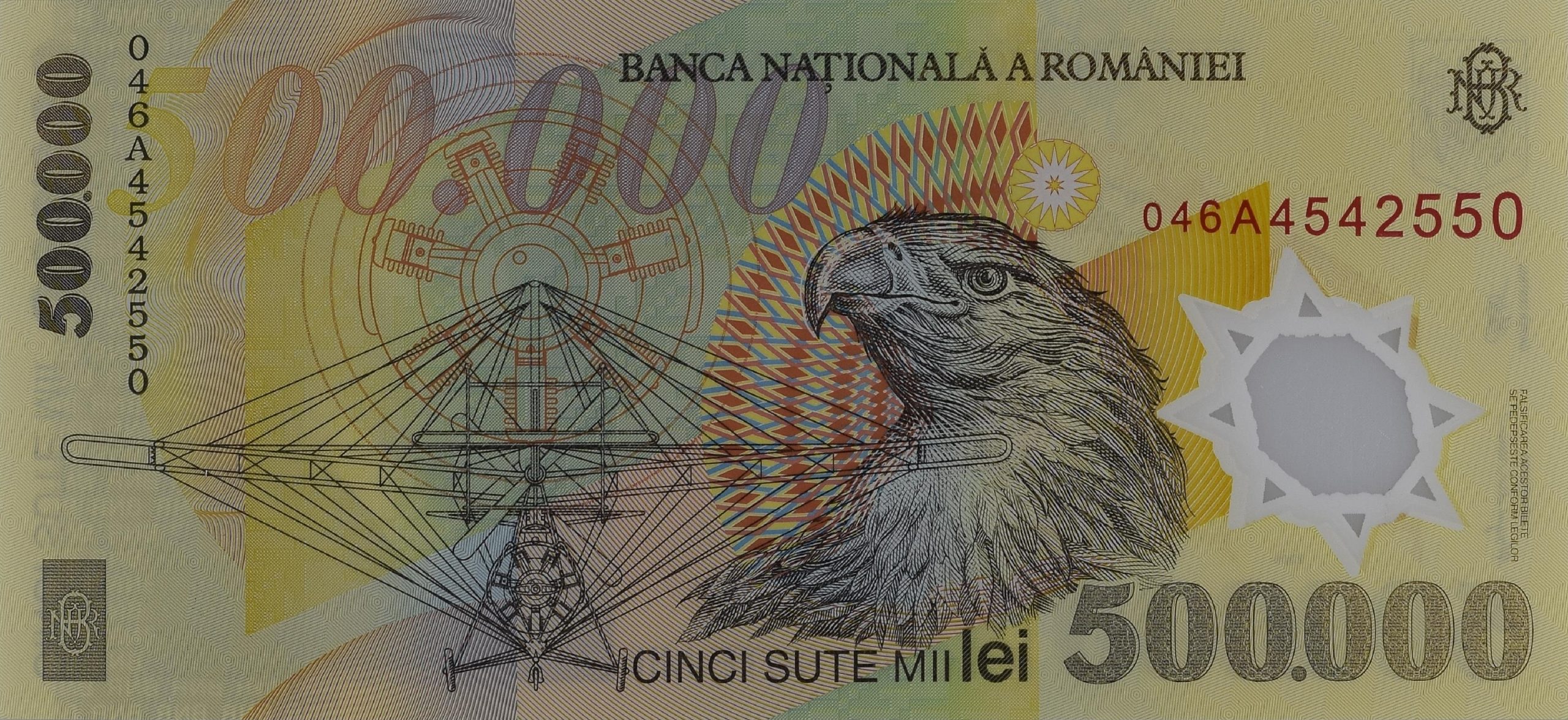 500000 lei – an 2000 – Mugur Isarescu - 500000-lei-2001-Mugur-Isarescu-Revers_0