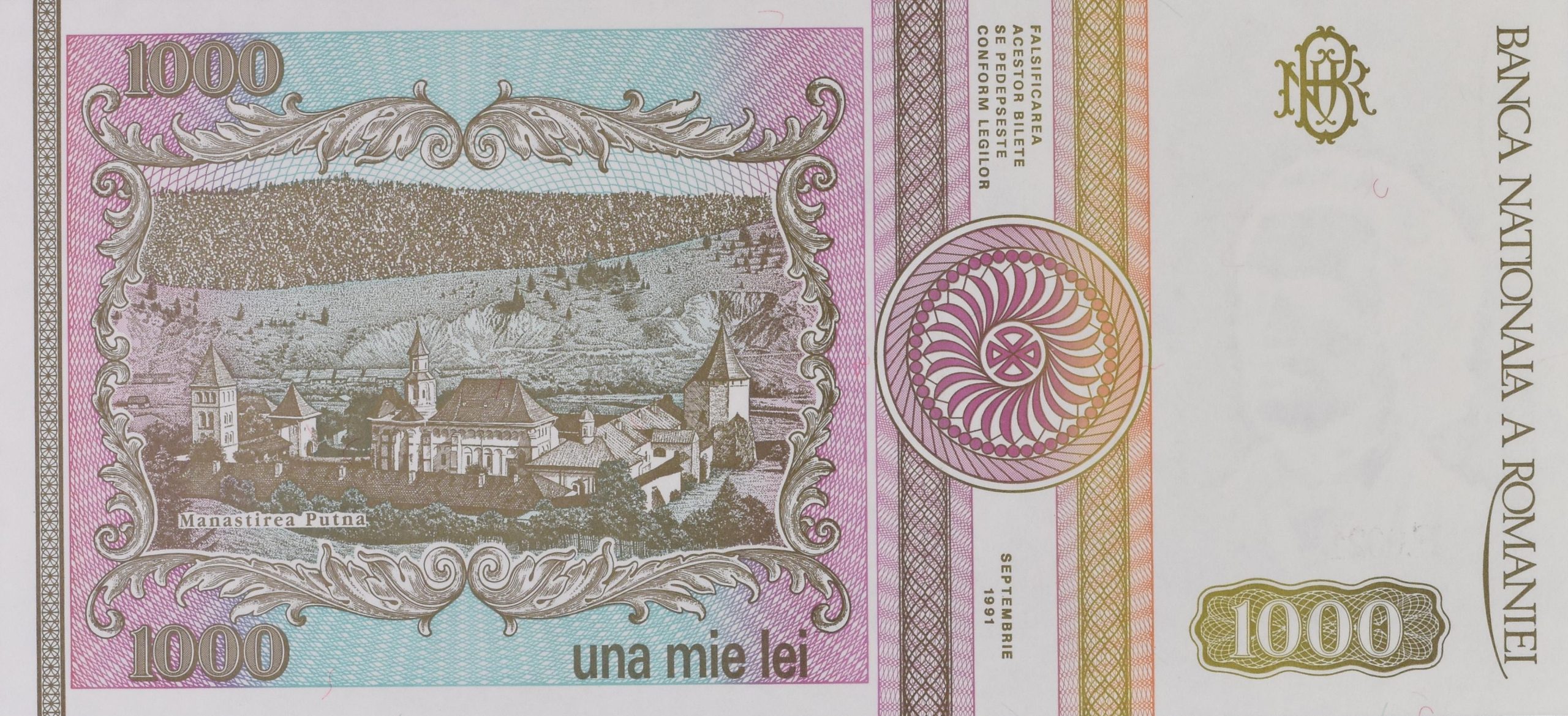 1000 lei – an 1991 - ROL_1000_1991_reverse_0